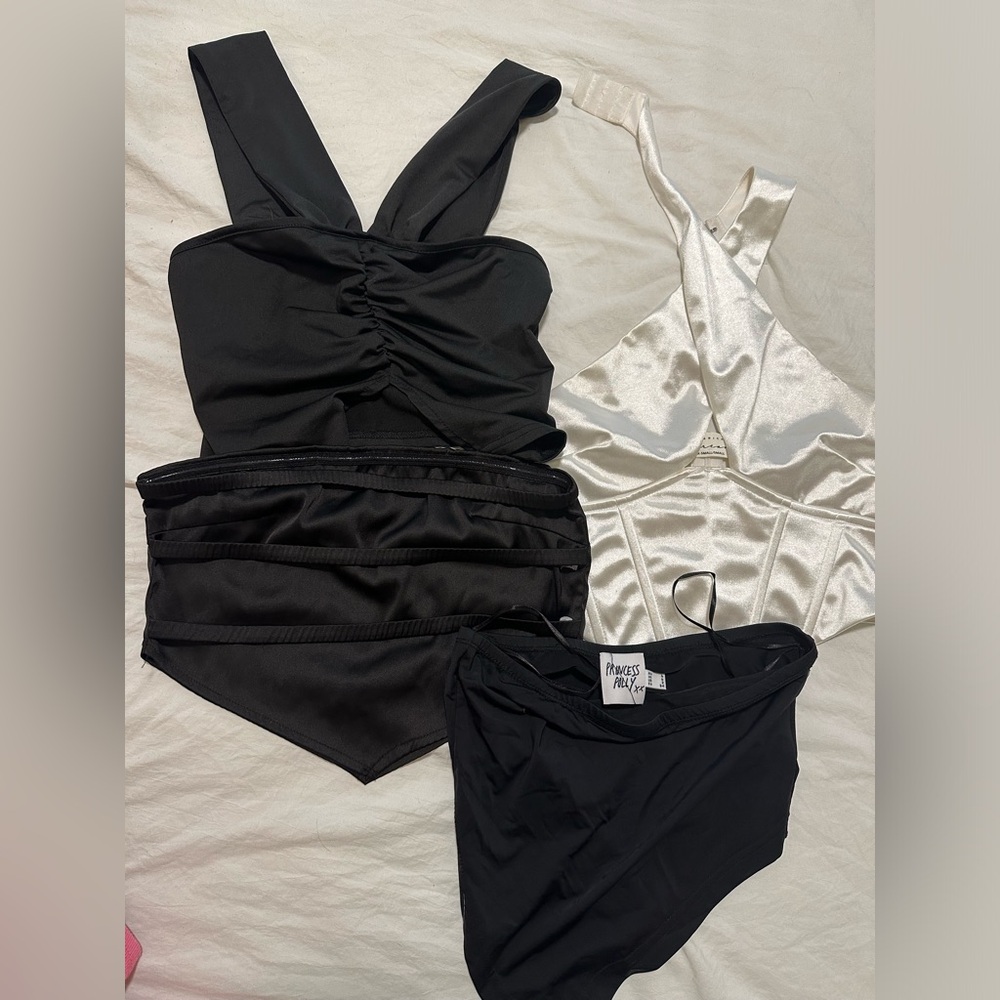 Princess Polly Black and White Tops Set